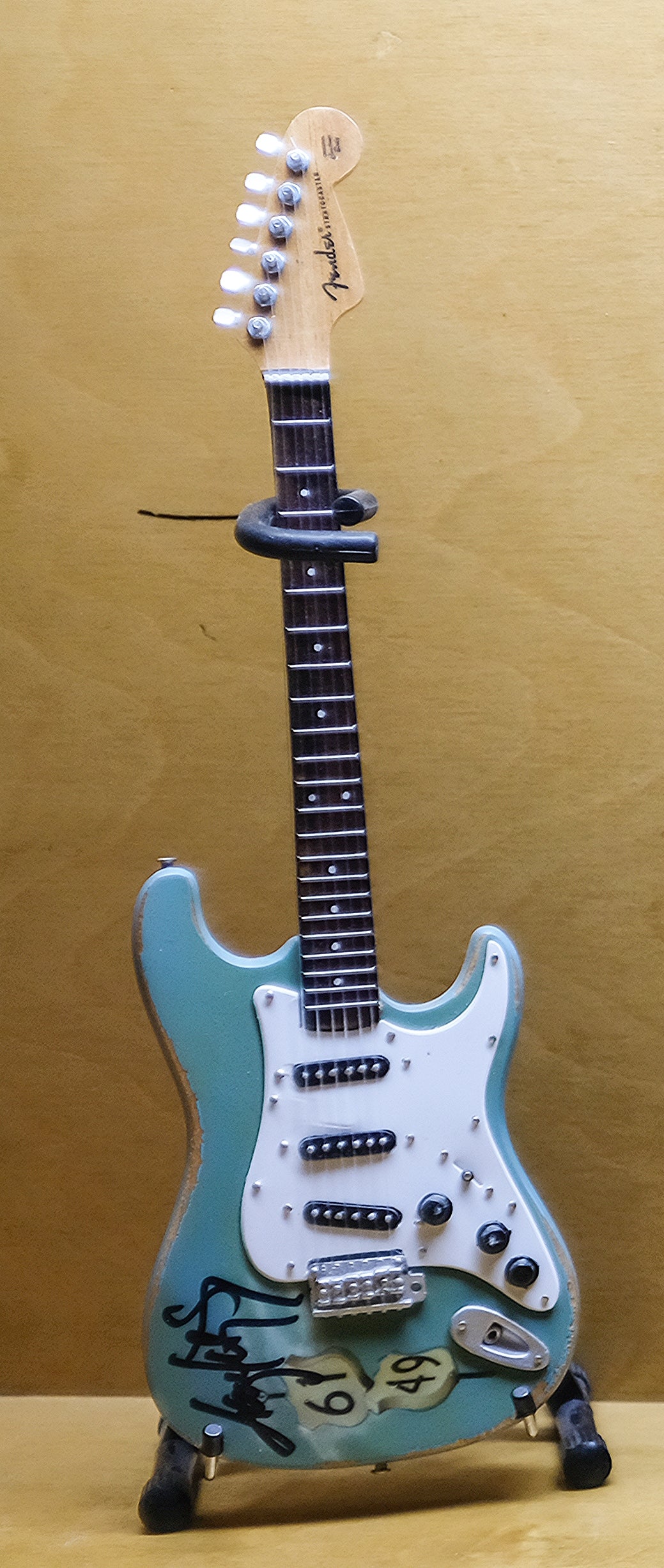 Autographed Miniature Replica of Kenny's Crossroad Strat