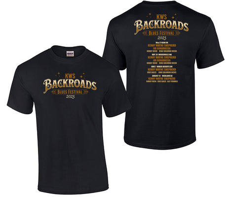2023 Backroads Blues festival tour shirt