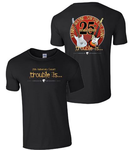 Trouble Is... 25th Anniversary medallion shirt