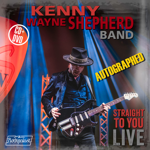 Straight To You LIVE Autographed  Kenny Wayne Shepherd CD/DVD concert video